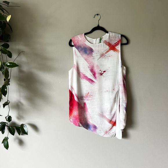 Aritzia Babaton Hopkins tie blouse L - Picture 3 of 11